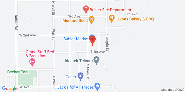 106 N Main St, Buhler, Kansas, KS, 67522-9998 Map