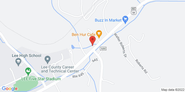 37997 Veterans Memorial Hwy, Ben Hur, Virginia, VA, 24218-9998 Map