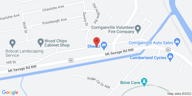 10810 Kreighbaum Rd, Corriganville, Maryland, MD, 21524-9998 Map