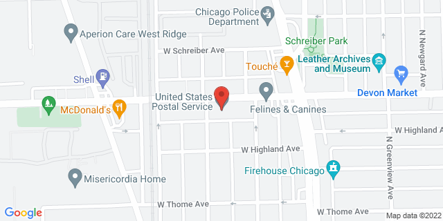 1723 W Devon Ave, Chicago, Illinois, IL, 60660-9998 Map