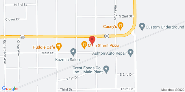 605 Brown Ave, Ashton, Illinois, IL, 61006-9777 Map