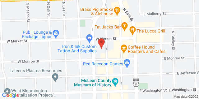 400 N Center St, Bloomington, Illinois, IL, 61701-3908 Map