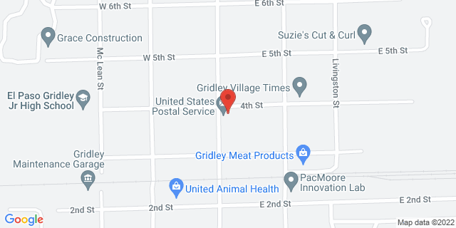 324 N Center St, Gridley, Illinois, IL, 61744-9900 Map