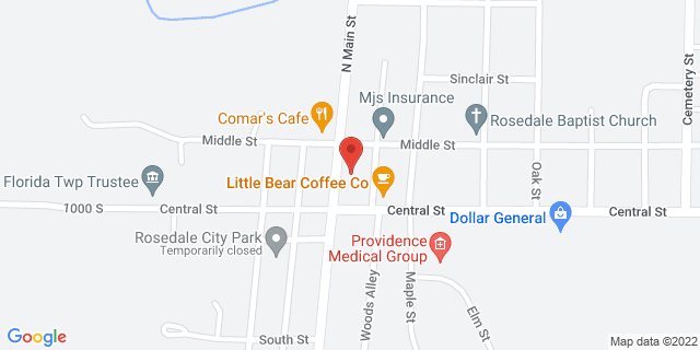 55 N Main St, Rosedale, Indiana, IN, 47874-9998 Map