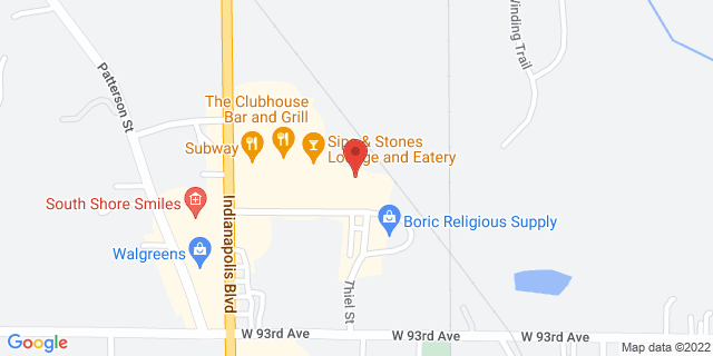 9200 Thiel St, Saint John, Indiana, IN, 46373-9998 Map