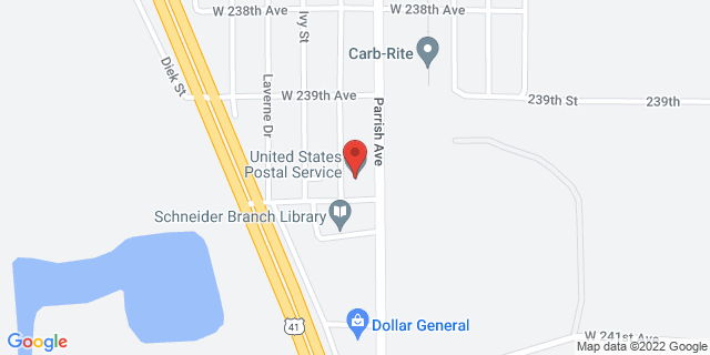 23914 Parrish Ave, Schneider, Indiana, IN, 46376-9998 Map