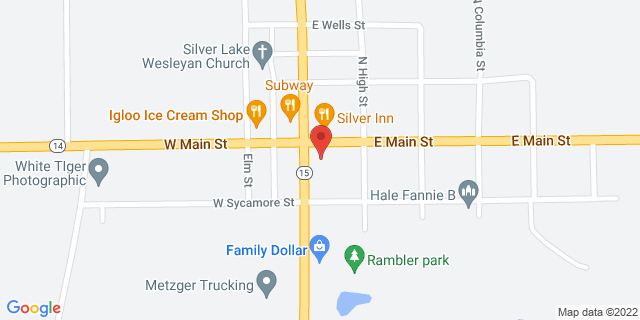 104 E Main St, Silver Lake, Indiana, IN, 46982-9998 Map