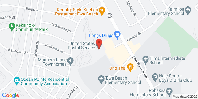 91-760 Papipi Rd, Ewa Beach, Hawaii, HI, 96706-9998 Map