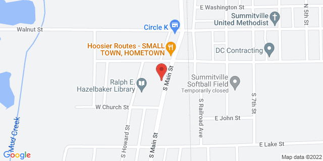 120 S Main St, Summitville, Indiana, IN, 46070-9998 Map