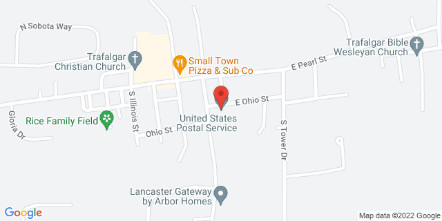 105 E Ohio St, Trafalgar, Indiana, IN, 46181-9998 Map