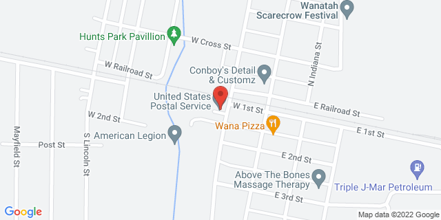 104 S Illinois St, Wanatah, Indiana, IN, 46390-9998 Map