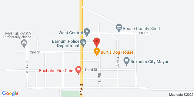 402 2Nd St, Boxholm, Iowa, IA, 50040-7700 Map