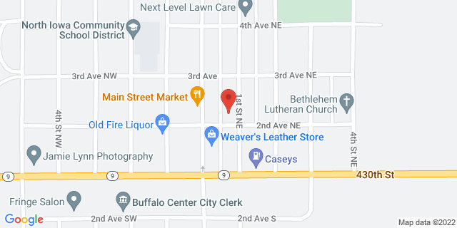 15 2Nd Ave Ne, Buffalo Center, Iowa, IA, 50424-1003 Map