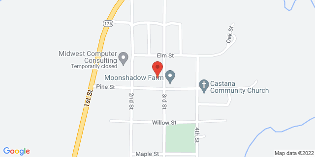 100 N 3Rd St, Castana, Iowa, IA, 51010-7719 Map