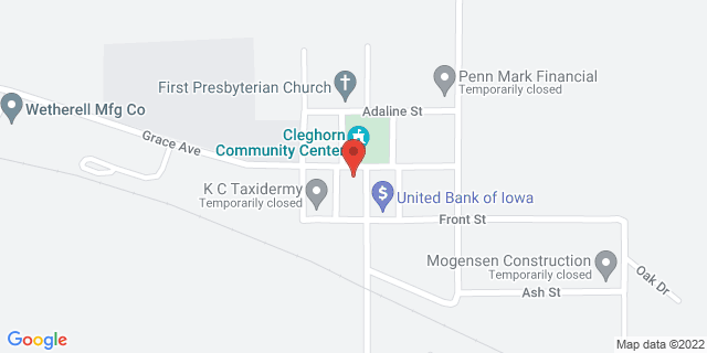 110 N Lewis Ave, Cleghorn, Iowa, IA, 51014-7704 Map