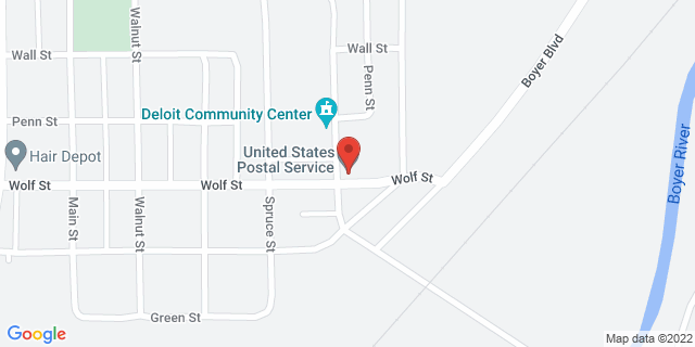 600 Wolf St, Deloit, Iowa, IA, 51441-7555 Map