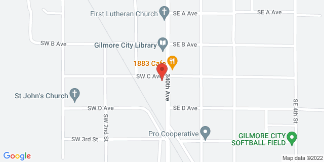 402 S Gilmore St, Gilmore City, Iowa, IA, 50541-8801 Map