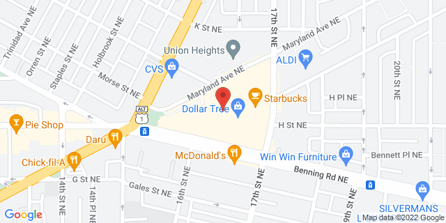 1563 Maryland Ave Ne, Washington, District of Columbia, DC, 20002-9998 Map