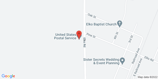 2601 Elko Rd, Elko, Georgia, GA, 31025-9998 Map