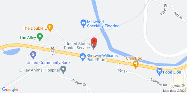 801 Industrial Blvd, Ellijay, Georgia, GA, 30540-9998 Map