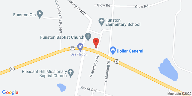 126 W Mulberry St, Funston, Georgia, GA, 31753-9998 Map