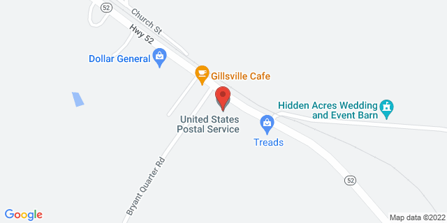 6310 Highway 52, Gillsville, Georgia, GA, 30543-9998 Map