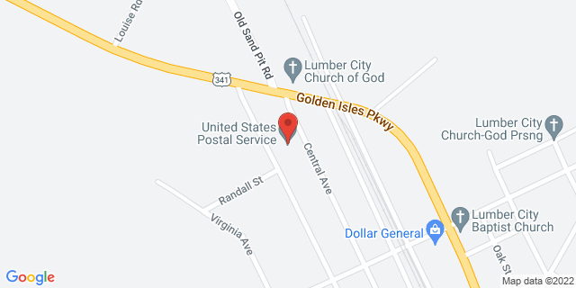 68 N Church St, Lumber City, Georgia, GA, 31549-9998 Map