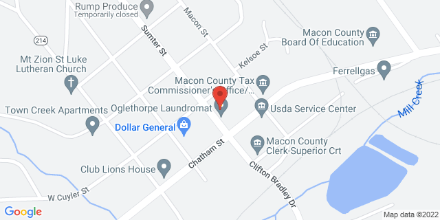 120 N Sumter St, Oglethorpe, Georgia, GA, 31068-9998 Map