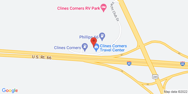 1 Yacht Club Dr, Clines Corners, New Mexico, NM, 87070-9998 Map