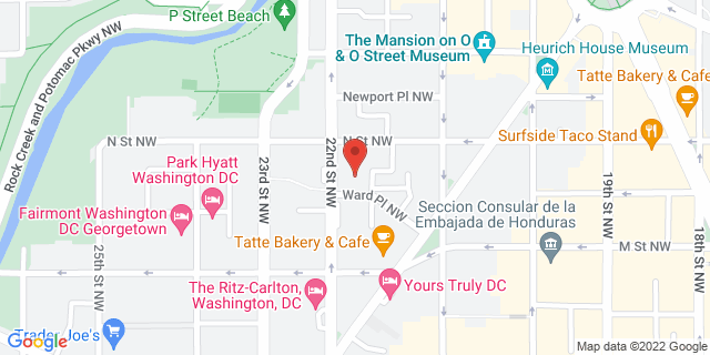 2121 Ward Pl Nw, Washington, District of Columbia, DC, 20037-9996 Map