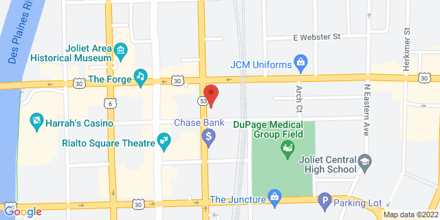 51 E Clinton St, Joliet, Illinois, IL, 60432-4130 Map