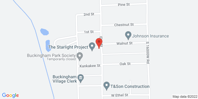 110 Railroad St, Buckingham, Illinois, IL, 60917-9998 Map