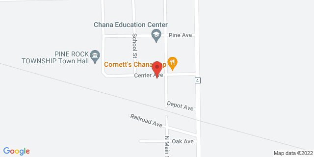 300 Main St Unit A, Chana, Illinois, IL, 61015-9796 Map