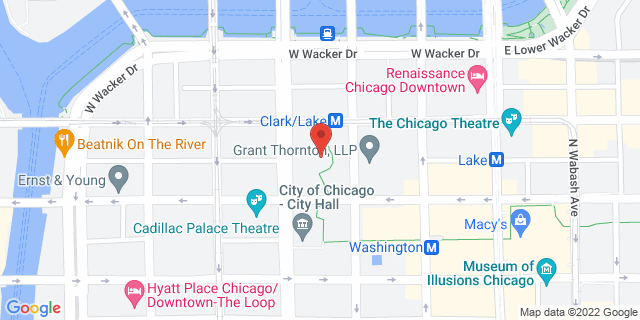 100 W Randolph St, Chicago, Illinois, IL, 60601-3218 Map