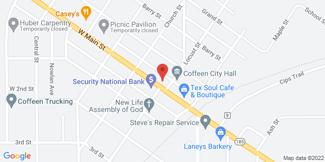 203 W Main St, Coffeen, Illinois, IL, 62017-9998 Map