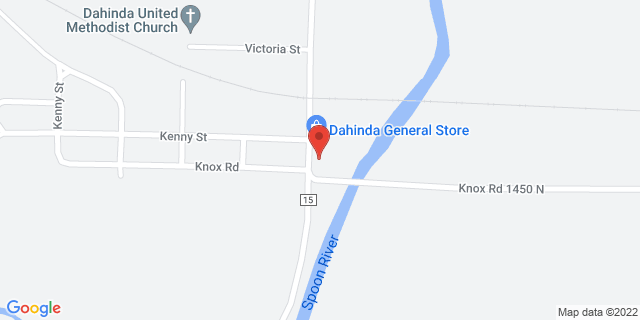 1453 Knox Highway 15, Dahinda, Illinois, IL, 61428-9802 Map