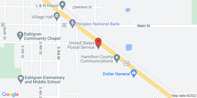 203 S 1St St, Dahlgren, Illinois, IL, 62828-9998 Map