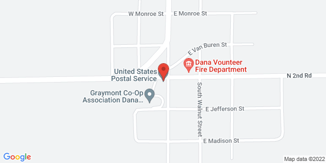 101 S Main St, Dana, Illinois, IL, 61321-9700 Map