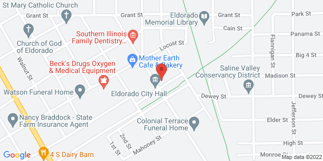 900 4Th St, Eldorado, Illinois, IL, 62930-9998 Map