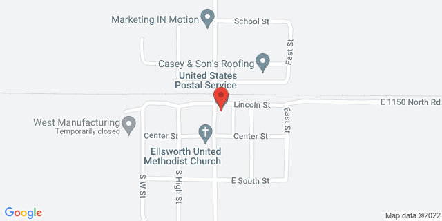 113 N Main St, Ellsworth, Illinois, IL, 61737-7544 Map