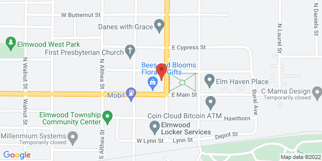 114 N Magnolia St, Elmwood, Illinois, IL, 61529-7929 Map