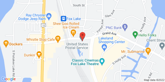 33 E Grand Ave, Fox Lake, Illinois, IL, 60020-1449 Map