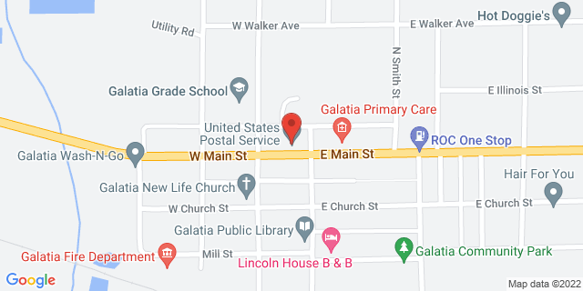 106 W Main St, Galatia, Illinois, IL, 62935-9998 Map