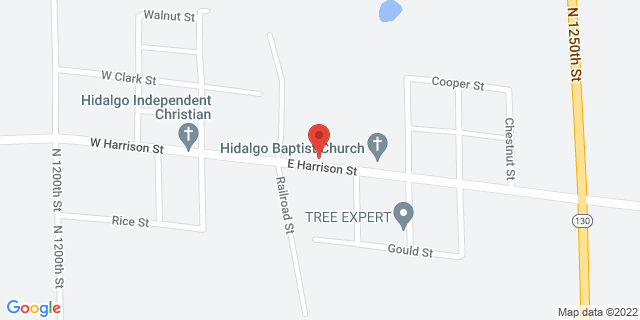 117 E Harrison St, Hidalgo, Illinois, IL, 62432-9998 Map