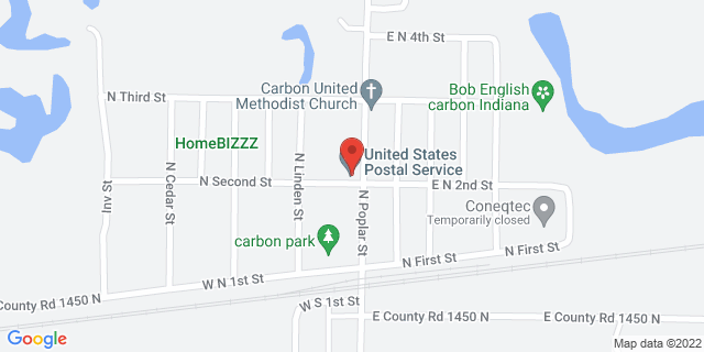 14641 N Poplar St, Carbon, Indiana, IN, 47837-9998 Map