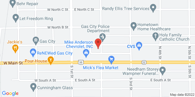 123 N 2Nd St, Gas City, Indiana, IN, 46933-9998 Map