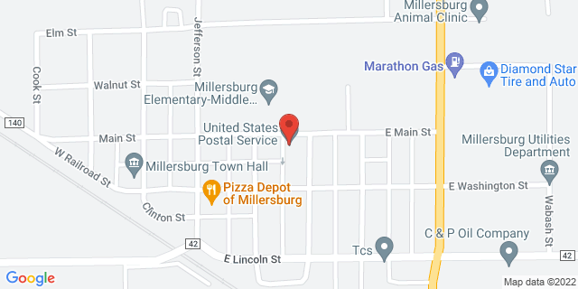 214 E Main St, Millersburg, Indiana, IN, 46543-9998 Map