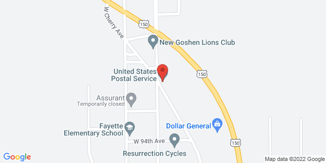 2785 Durkees Ferry Rd, New Goshen, Indiana, IN, 47863-9998 Map