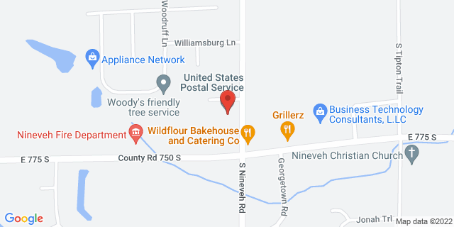 7544 S Nineveh Rd, Nineveh, Indiana, IN, 46164-9998 Map