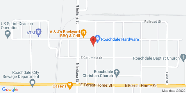 104 N Meridian St, Roachdale, Indiana, IN, 46172-9998 Map